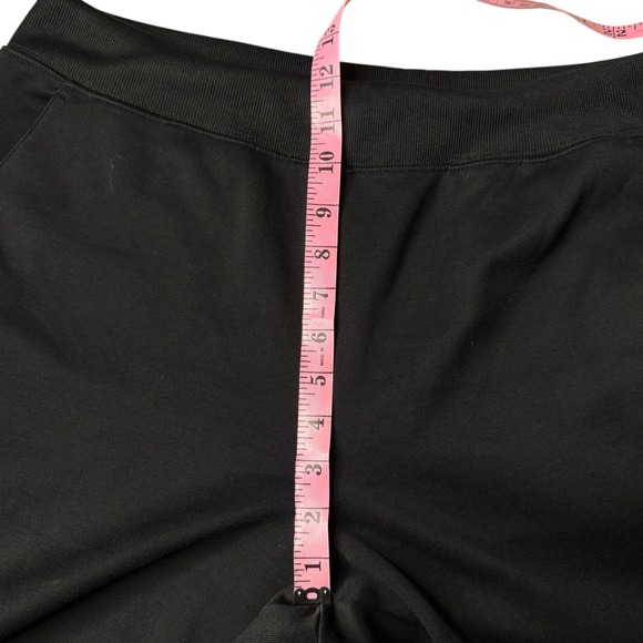 Ralph Lauren‎ Lauren Active Black Athletic Lounge Sweat Pants Plus 1X Cropped - Picture 3 of 11